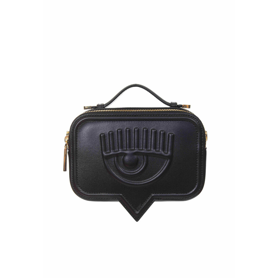 Chiara Ferragni Black Shoulder Bag In Black