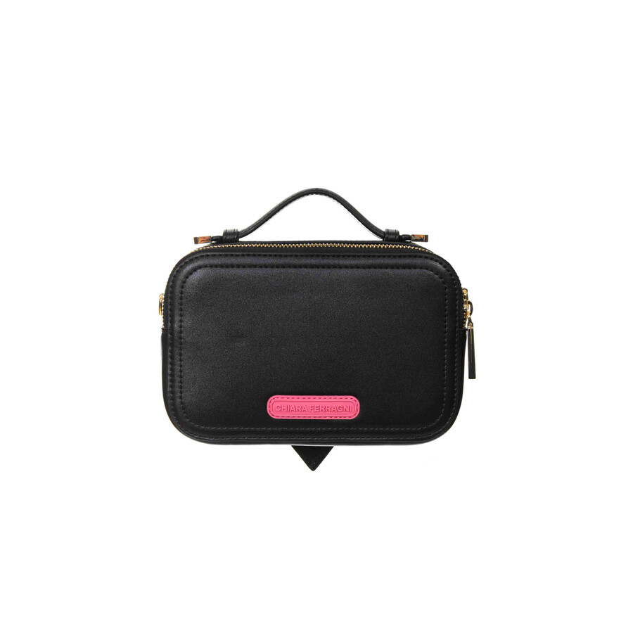 Chiara Ferragni Black Shoulder Bag In Black