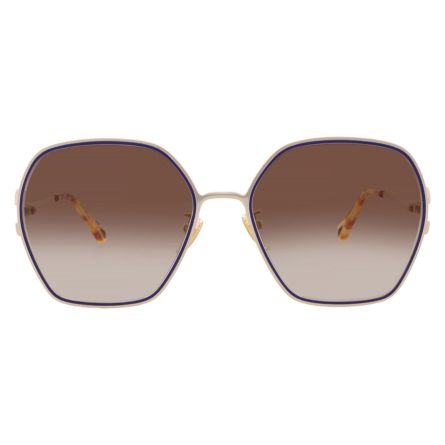 Chloé Chloe Brown Butterfly Ladies Sunglasses Ch0146s 007 61