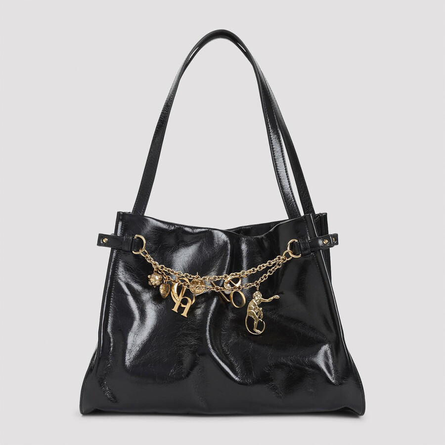 Chloé Chlo Charms Shoulder Bag In Black