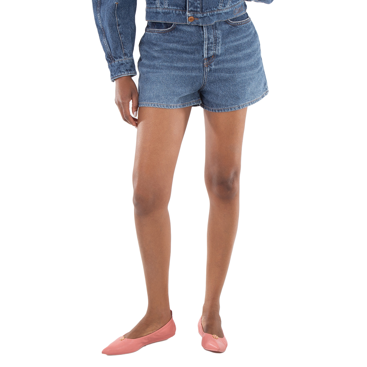 Womens Chlo Natural Denim Shorts