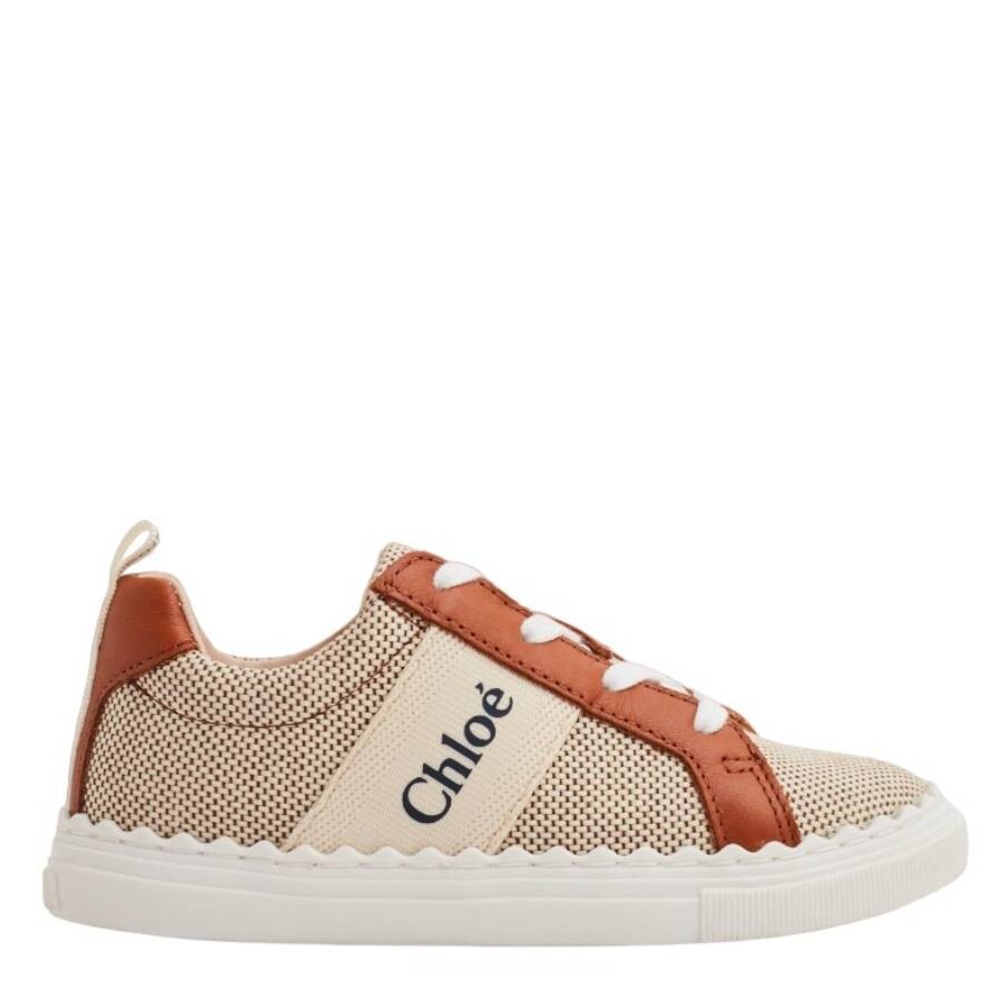 Chloé Chloe Girls Ginger Lauren Canvas Low-top Sneakers