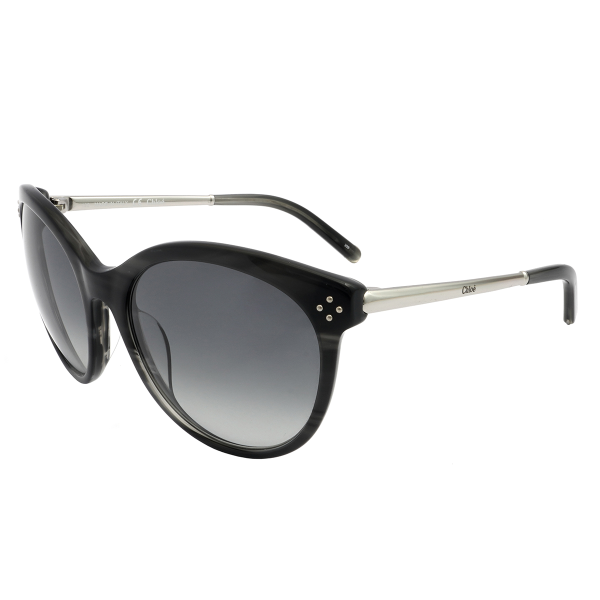 Chloé Grey Cat Eye Ladies Sunglasses CE641S 023 883121943070  display picture 2