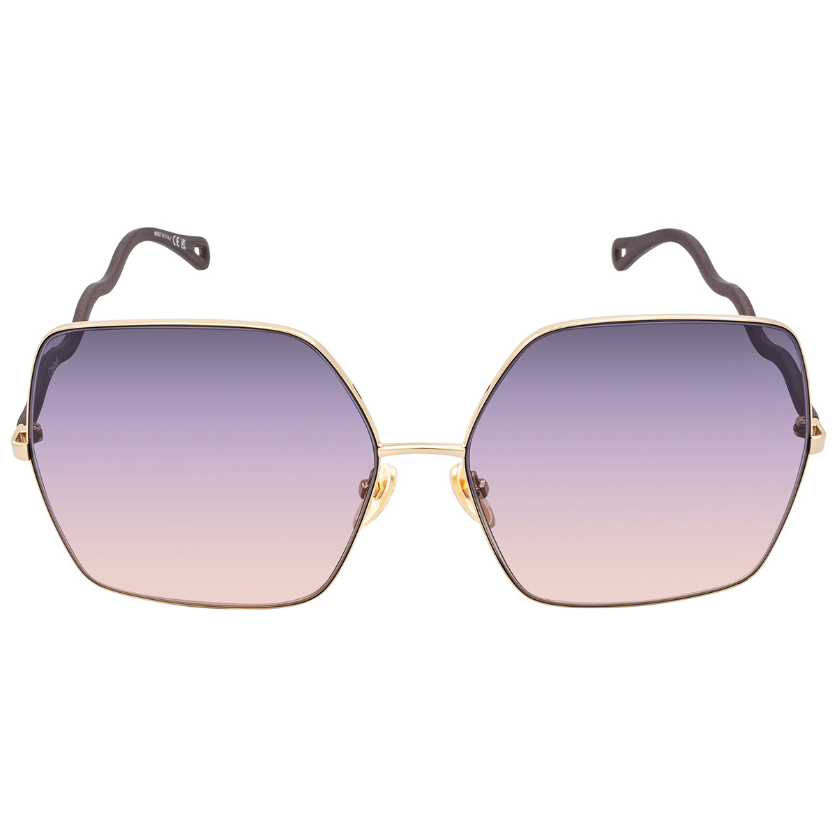 Oversized Sunglasses Violet/Burgundy - Chloé