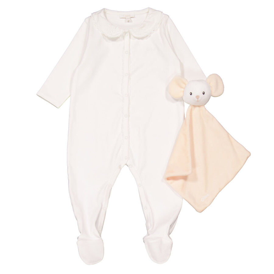 Infant Cotton Romper And Pacifier Set