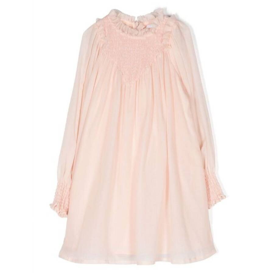 Kids Ruffle-Trim Smocked Ceremony Dress