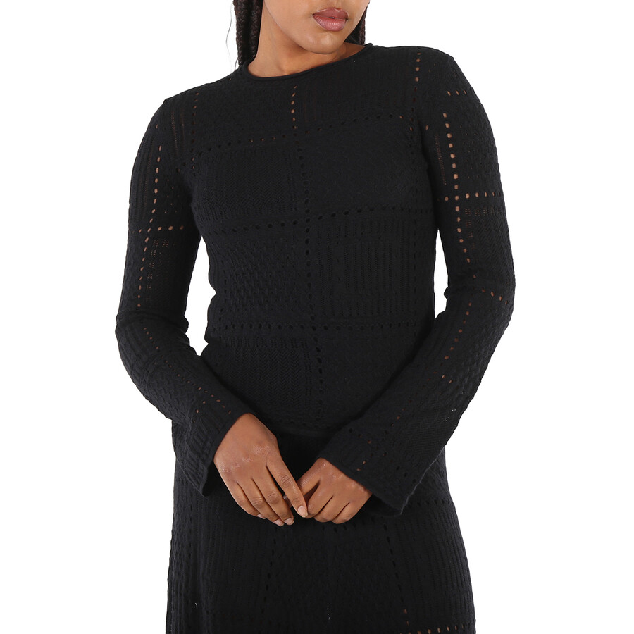 Chloé Chloe Ladies Black Knitted Pullover Jumper In Black