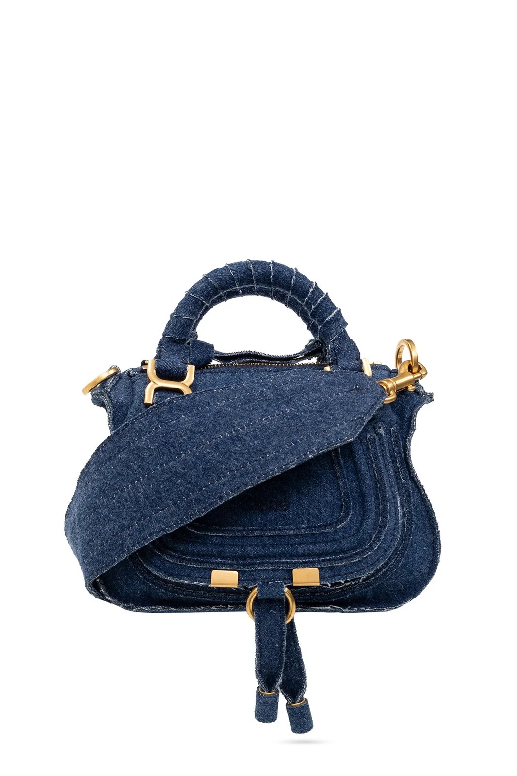 Chloé Marcie Denim Shoulder Bag CHC23AS595K59 7614027007671