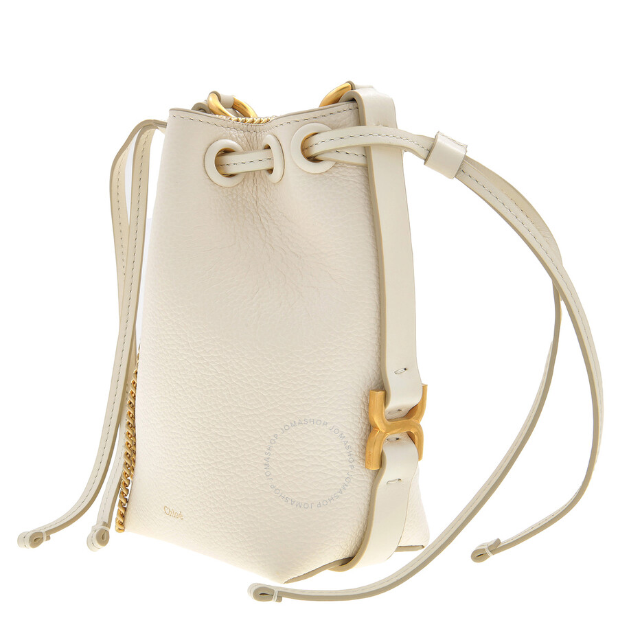 Chloé Chloe Marcie Grained Leather Micro Bucket Bag