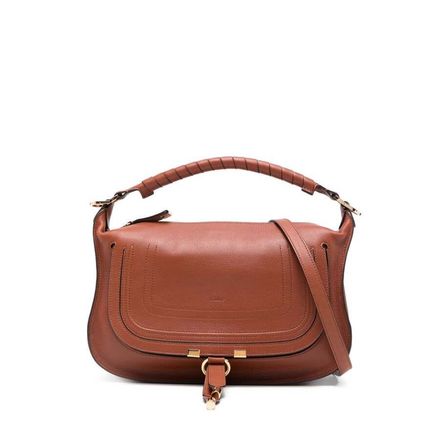 Chloé Chloé Marcie Leather Shoulder Bag CH26SS882R3526M - Jomashop
