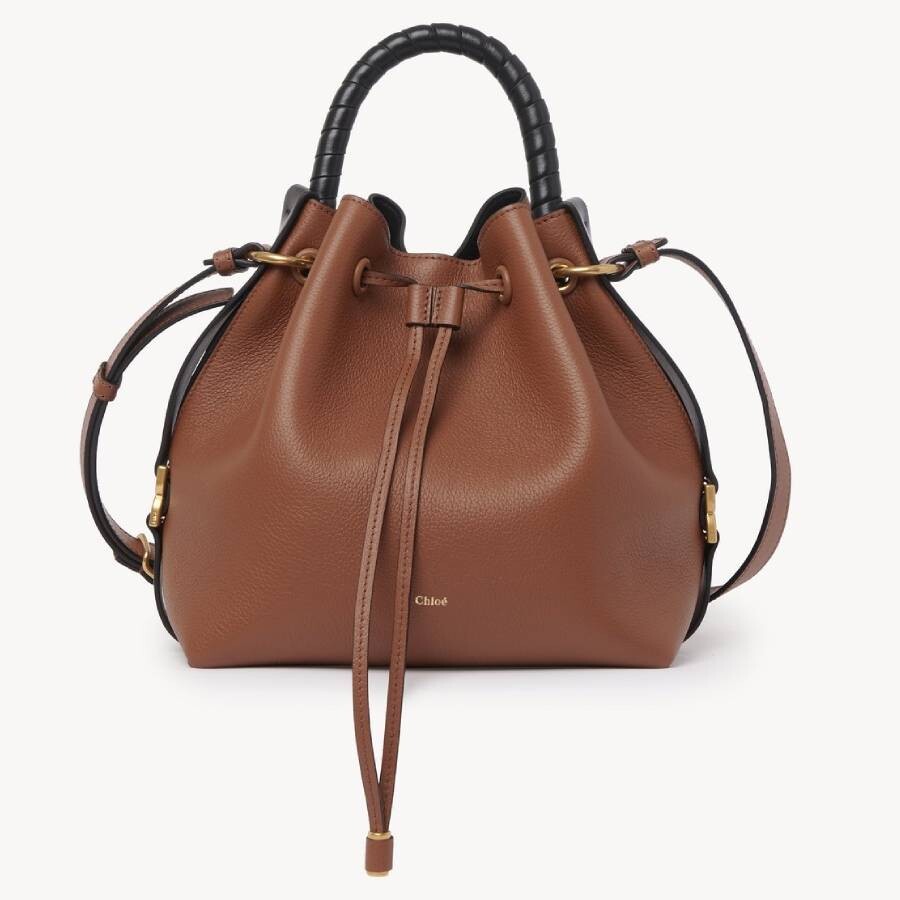 Chloé Chloe Marcie Small Bucket Bag In Brown