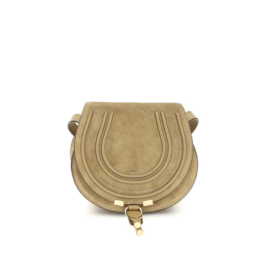 Chloé Chloe Marcie Small Shoulder Bag In Neutral