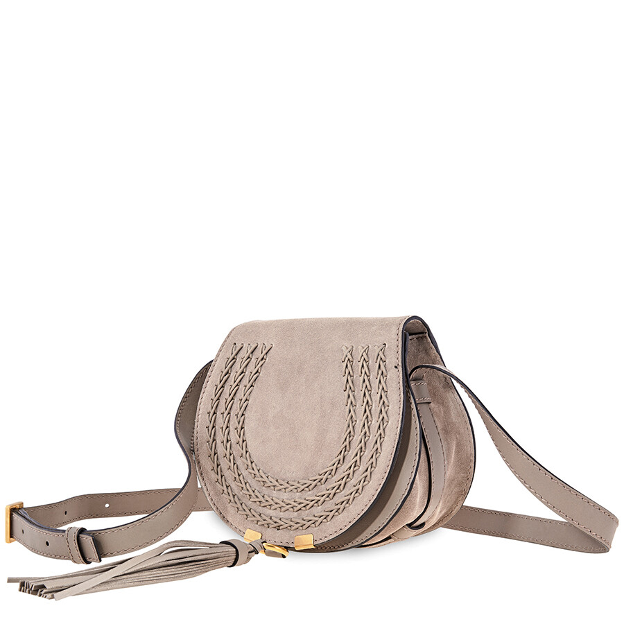 Chloe Mini Marcie Saddle Bag Motty Grey CHC17SP580H6723W 3610927644378