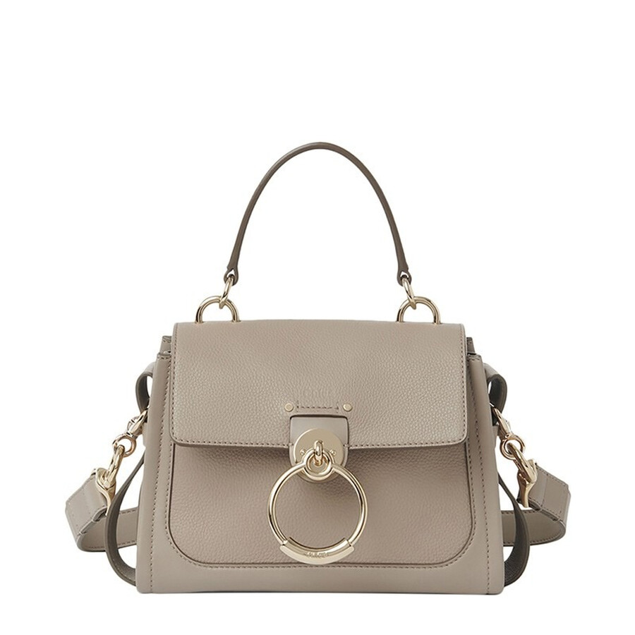 Chloé Chloe Motty Grey Tess Mini Handbag In Gray