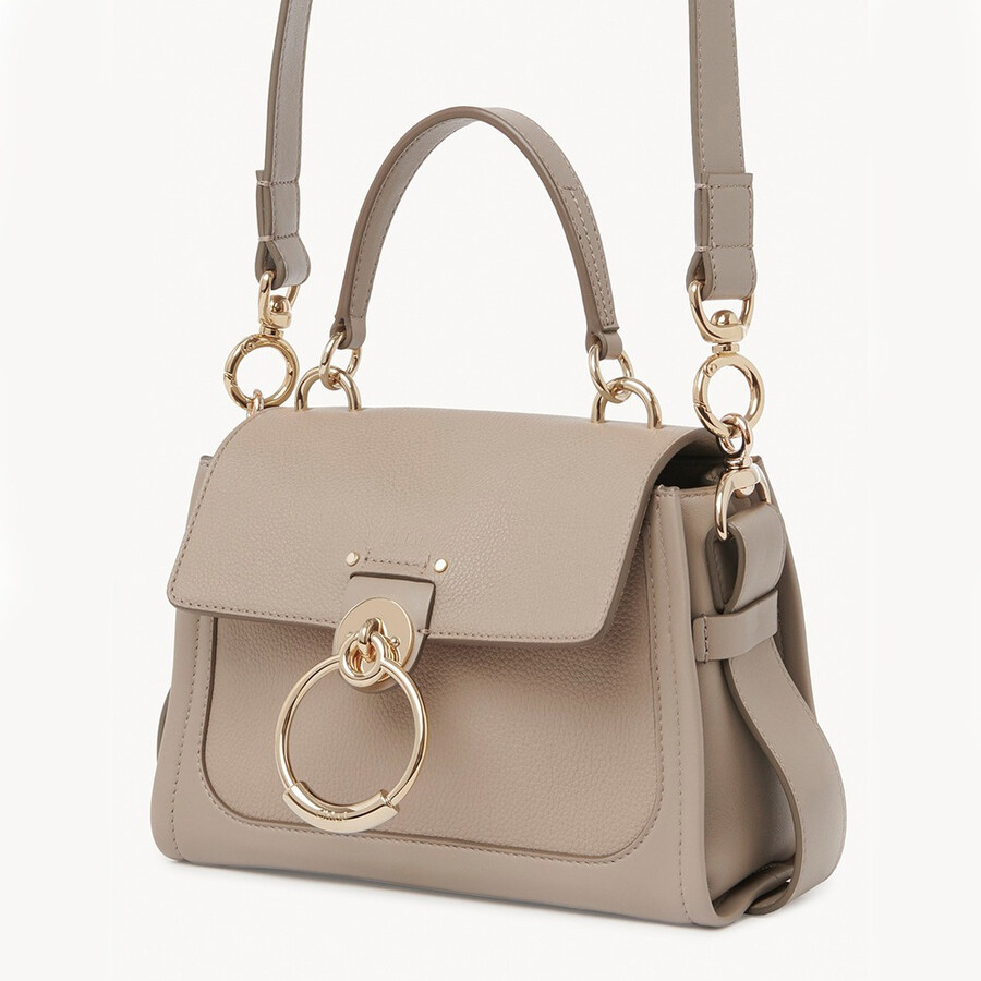 Chloé Chloe Motty Grey Tess Mini Handbag In Gray