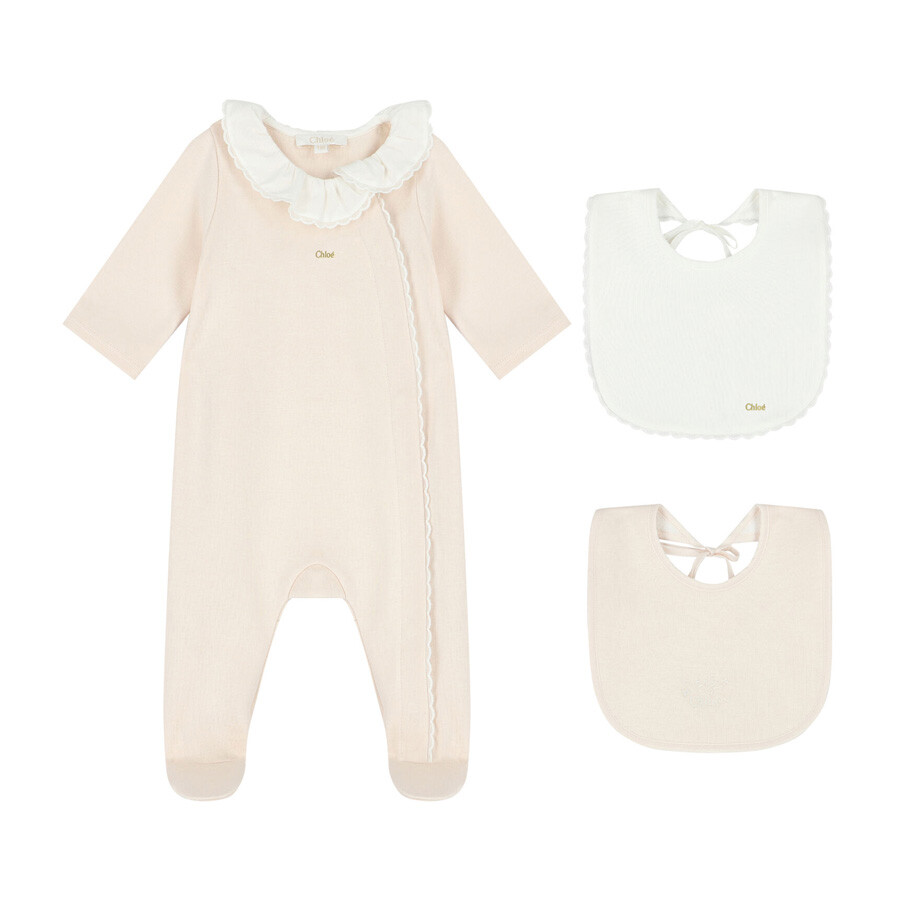 Newborn Babygrow & Bib Gift Set