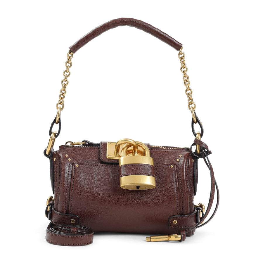 Chloé Paddington Small Chain B In Brown