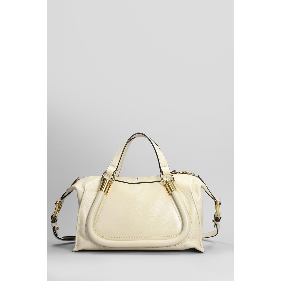 Chloé Chloe Party 24 Shoulder Bag In Beige Leather In Neutral
