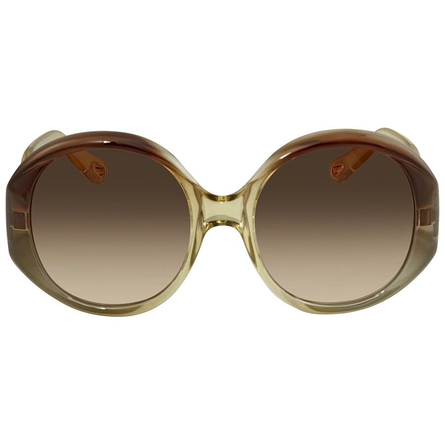 Chloe Round Brown Gradient Sunglasses CE732S 249 57 Chloé