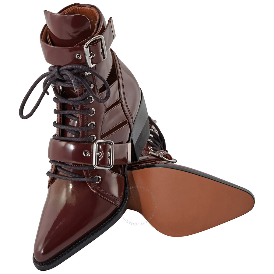 Chloé Chloe Rylee Ladies Rylee Ankle Boots In Purple