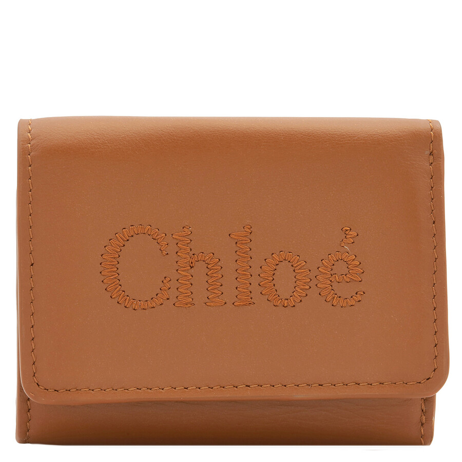 Chloé Chloe Small Tri-fold Leather Wallet
