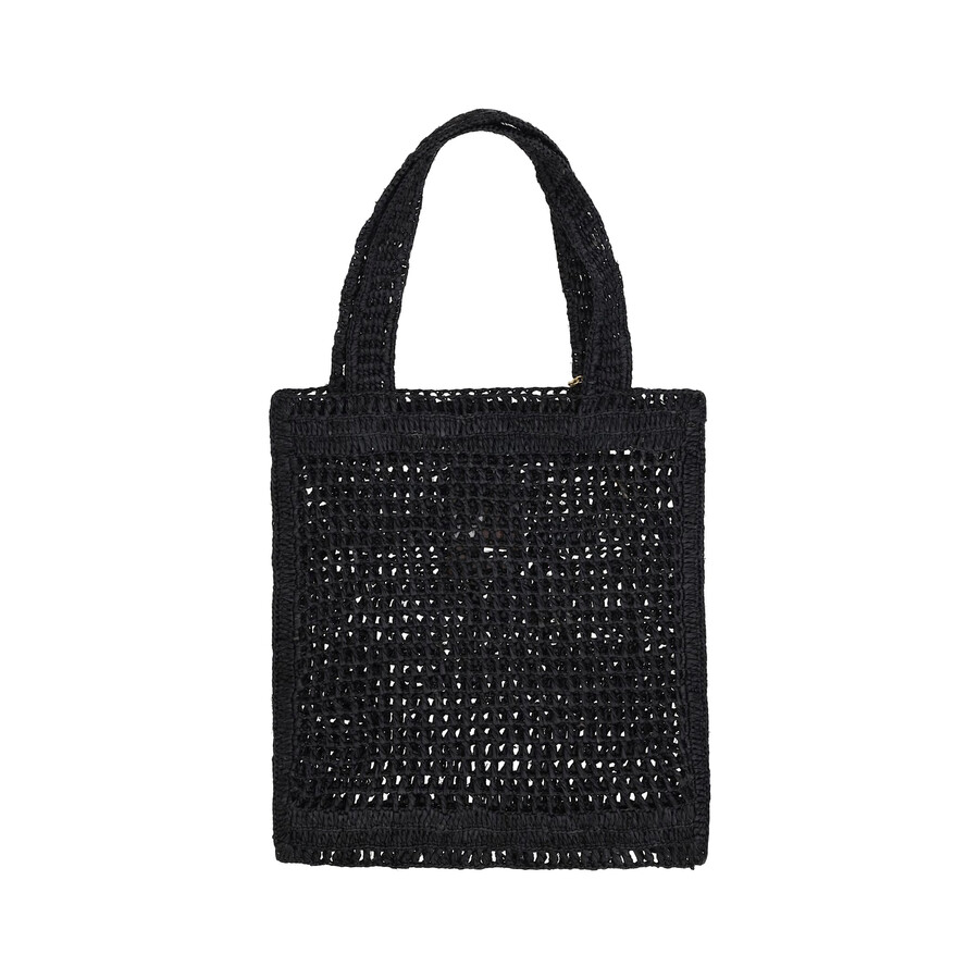 Chloé Chlo Summer Banana Tote Bag In Black