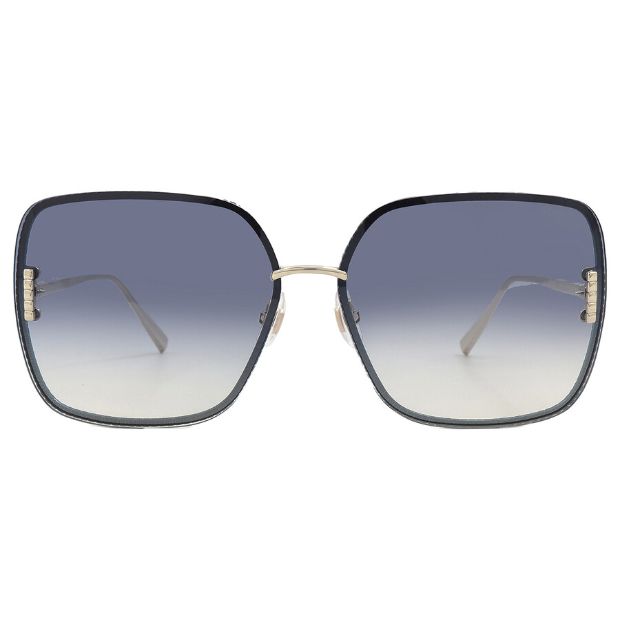 Chopard Blue Gradient Sport Ladies Sunglasses Schf72m Snaz 62 In Blue / Gold