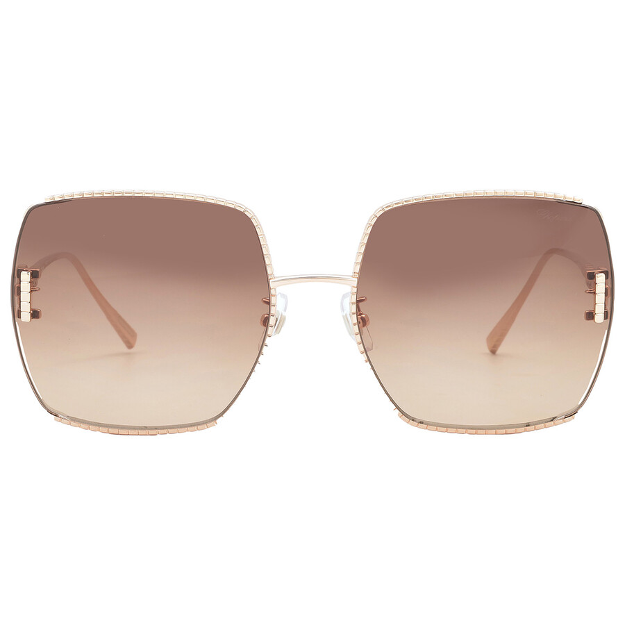 Chopard Brown Gradient Sport Ladies Sunglasses Schg30m 8fcy 63