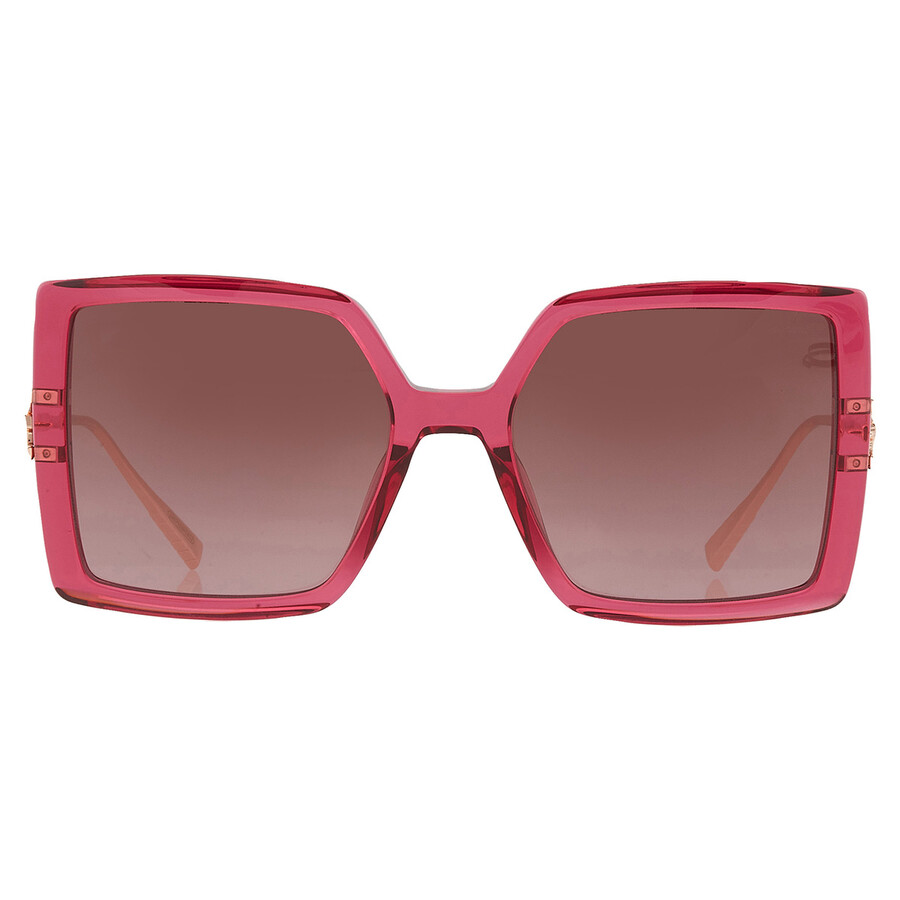 Chopard Brown Gradient Square Ladies Sunglasses SCH334M 0AFD 56  