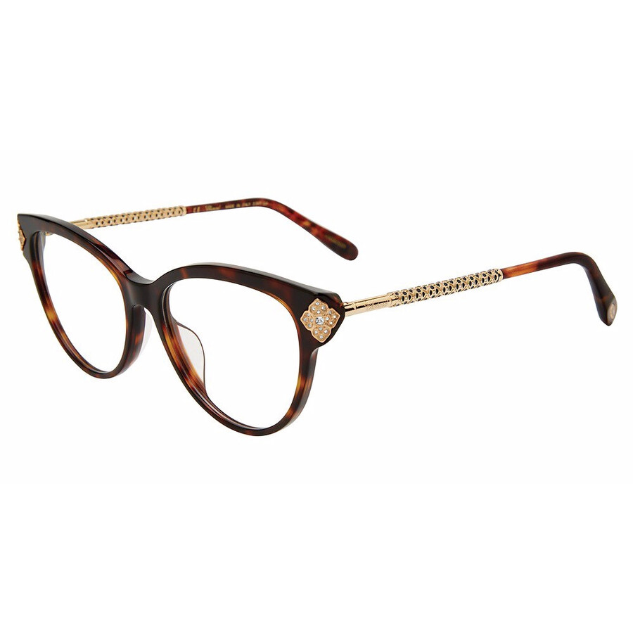 Chopard Demo Cat Eye Ladies Eyeglasses Vch332s 0743 54 In Brown