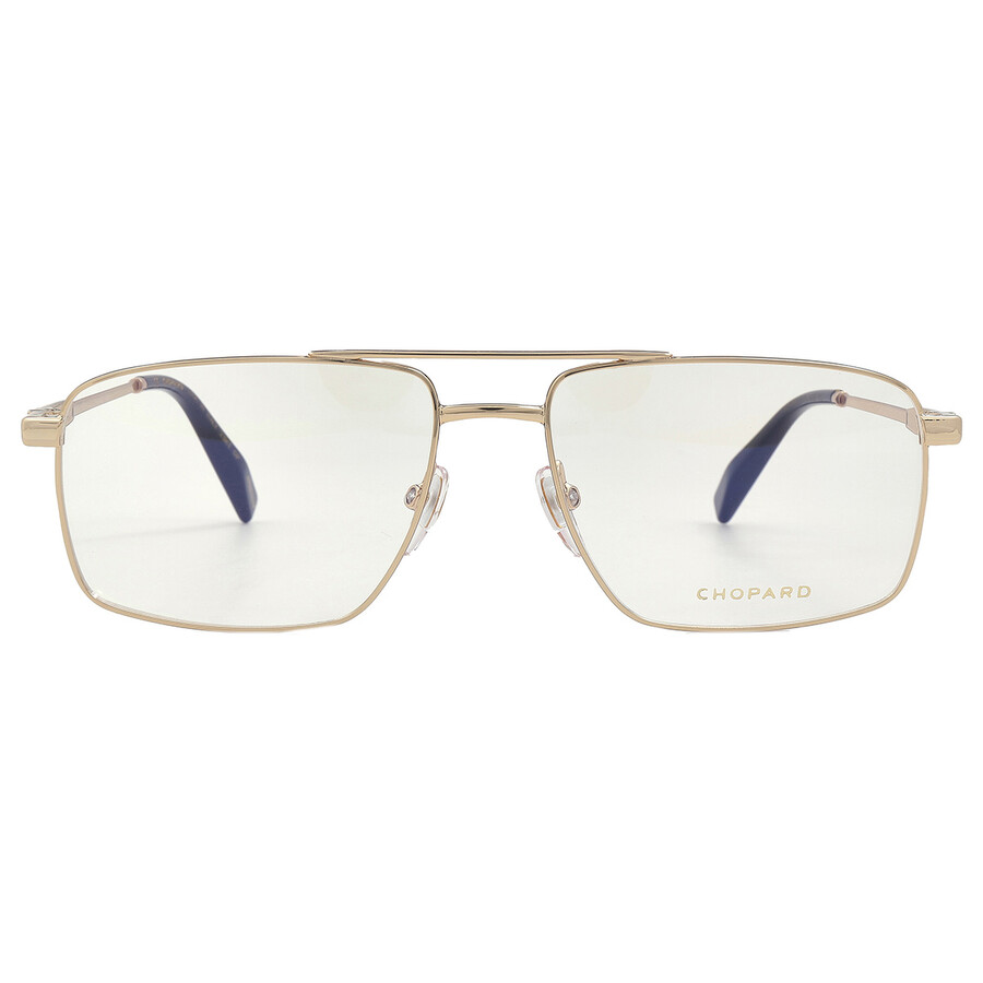 Chopard Demo Navigator Men's Eyeglasses Vchf56 0300 57 In Gold / Rose / Rose Gold