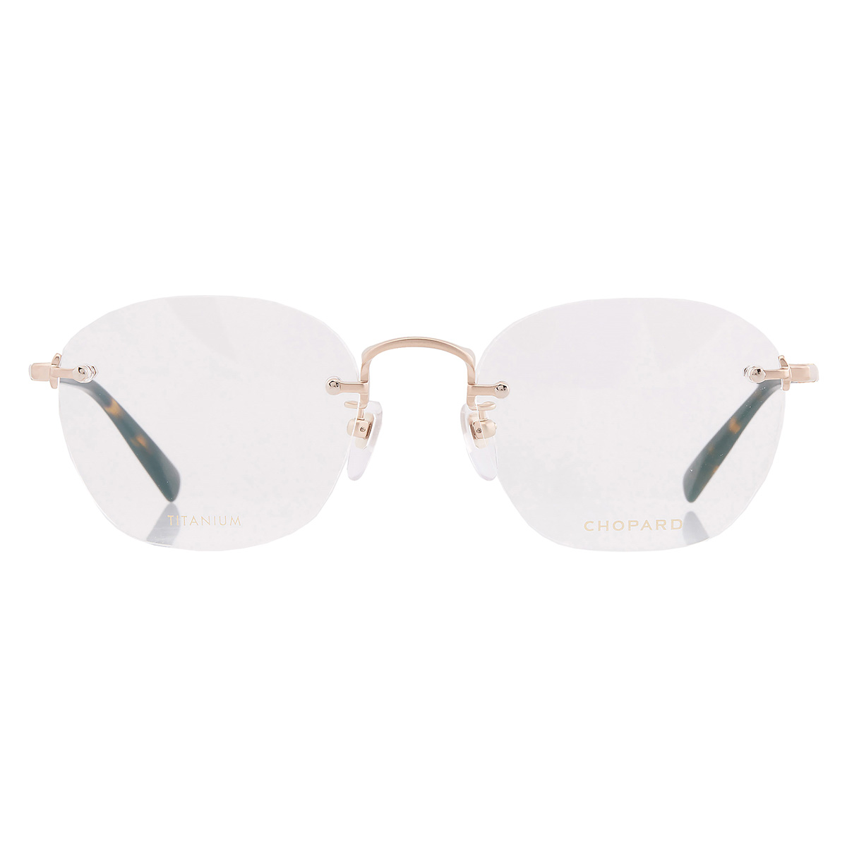 Chopard Demo Oval Titanium Men's Eyeglasses VCHG70J 0S91 54
