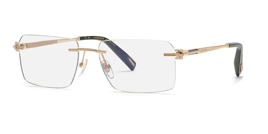 Chopard Demo Rectangular Men's Eyeglasses VCHL18 0300 58