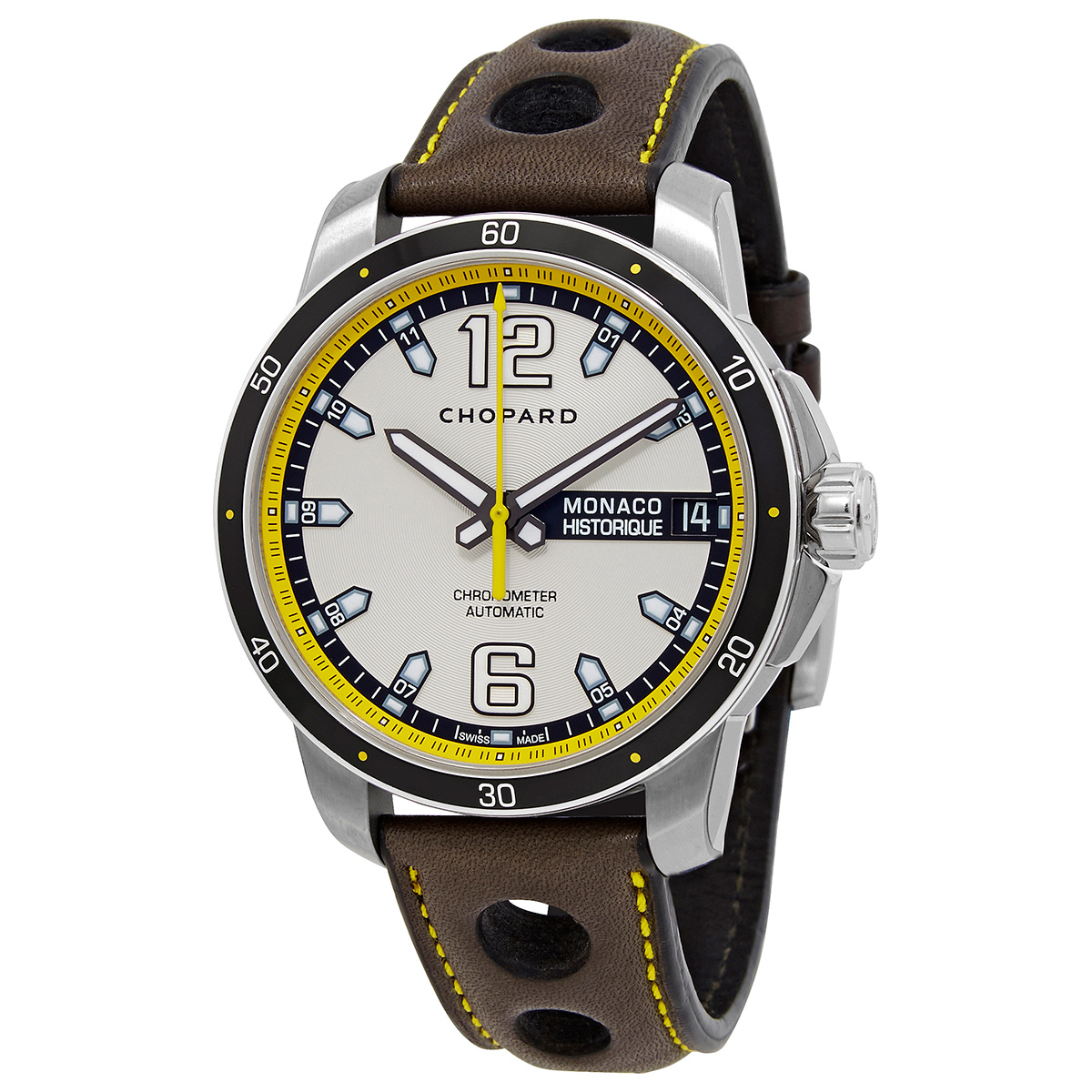 Chopard G.P.M.H. Snailed Grey Dial Titanium Men's Watch 168568-3001