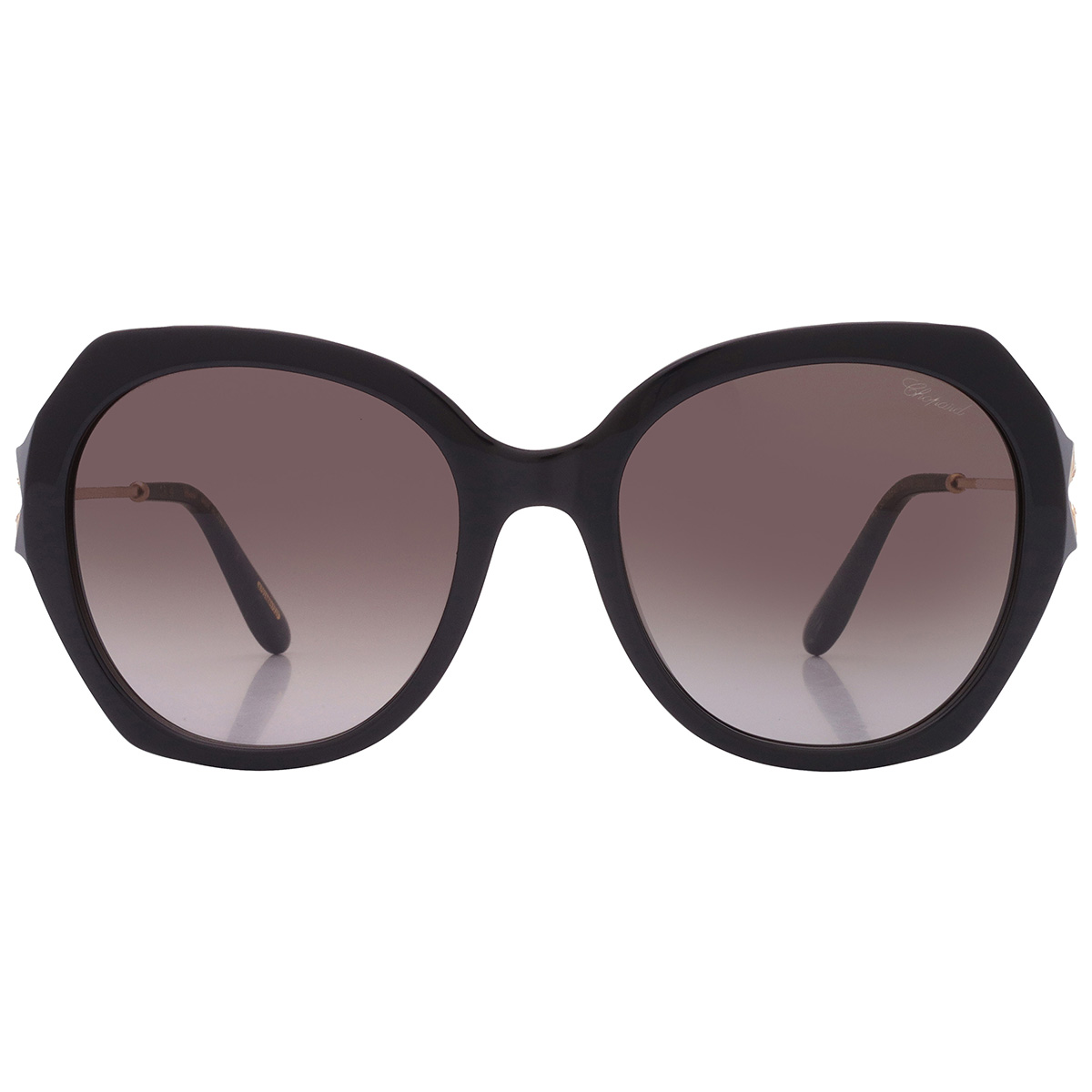 Chopard Grey Gradient Butterfly Ladies Sunglasses SCH354S  display picture 2