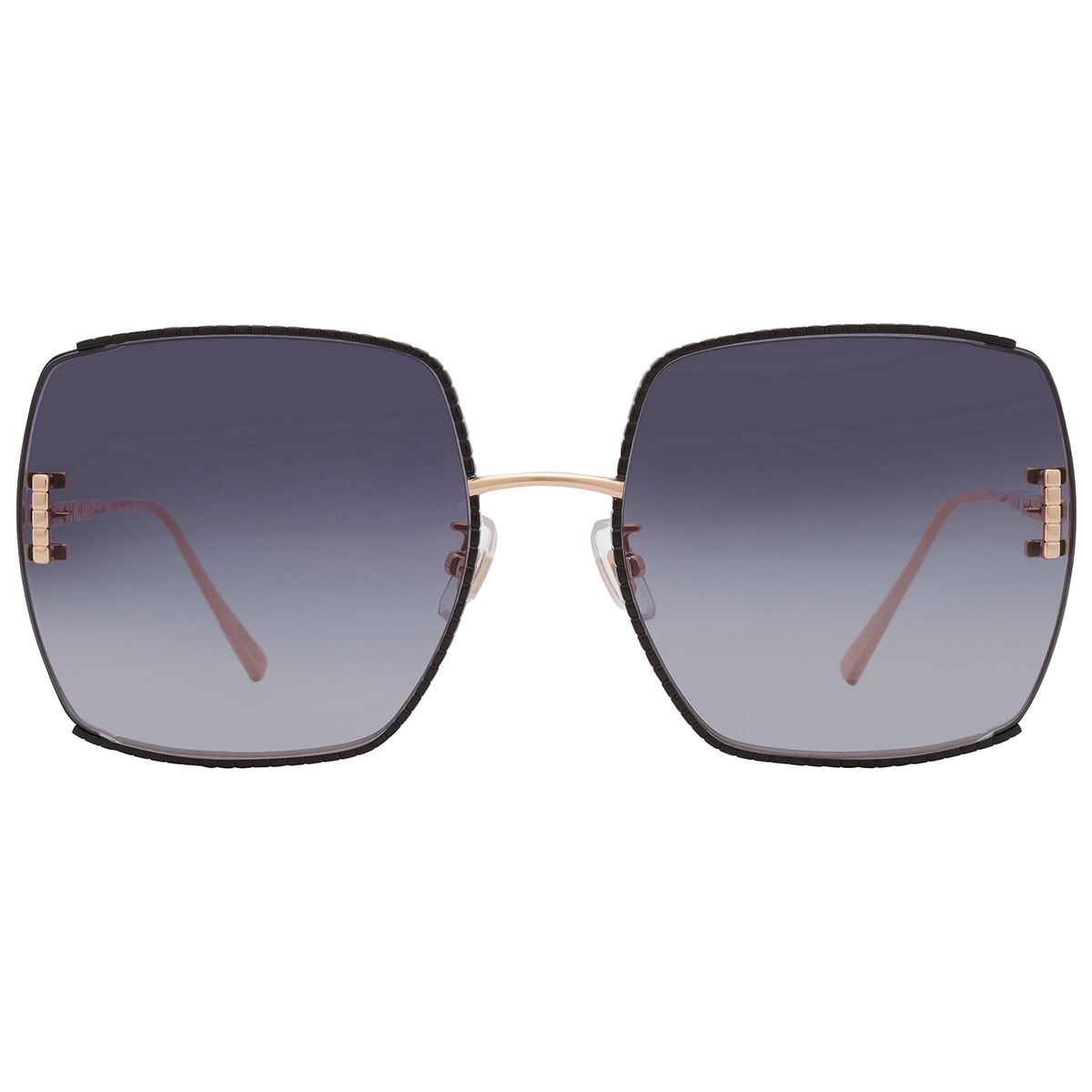 Chopard Square Style Gray Gradient Lens. Chopard Grey Gradient Square Ladies Sunglasses SCHF99G 08FC  main image 2