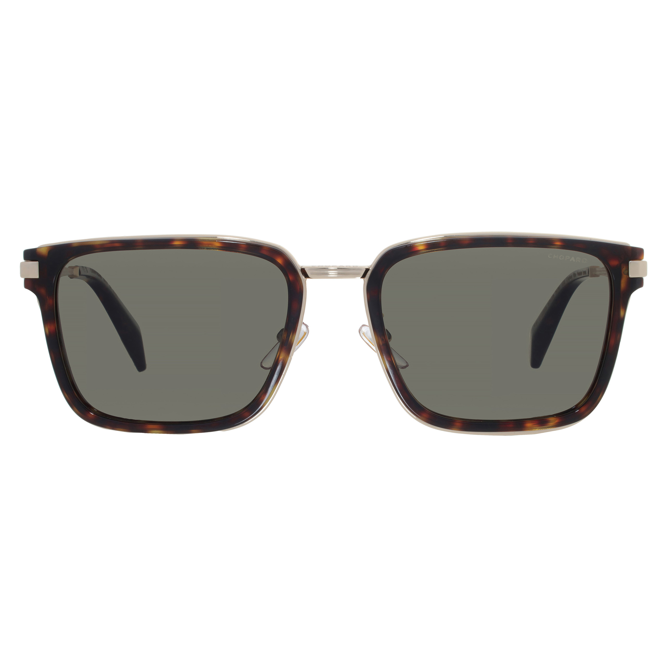 Chopard Grey Green Square Men's Sunglasses SCH375 909P 57 190605562994 ...