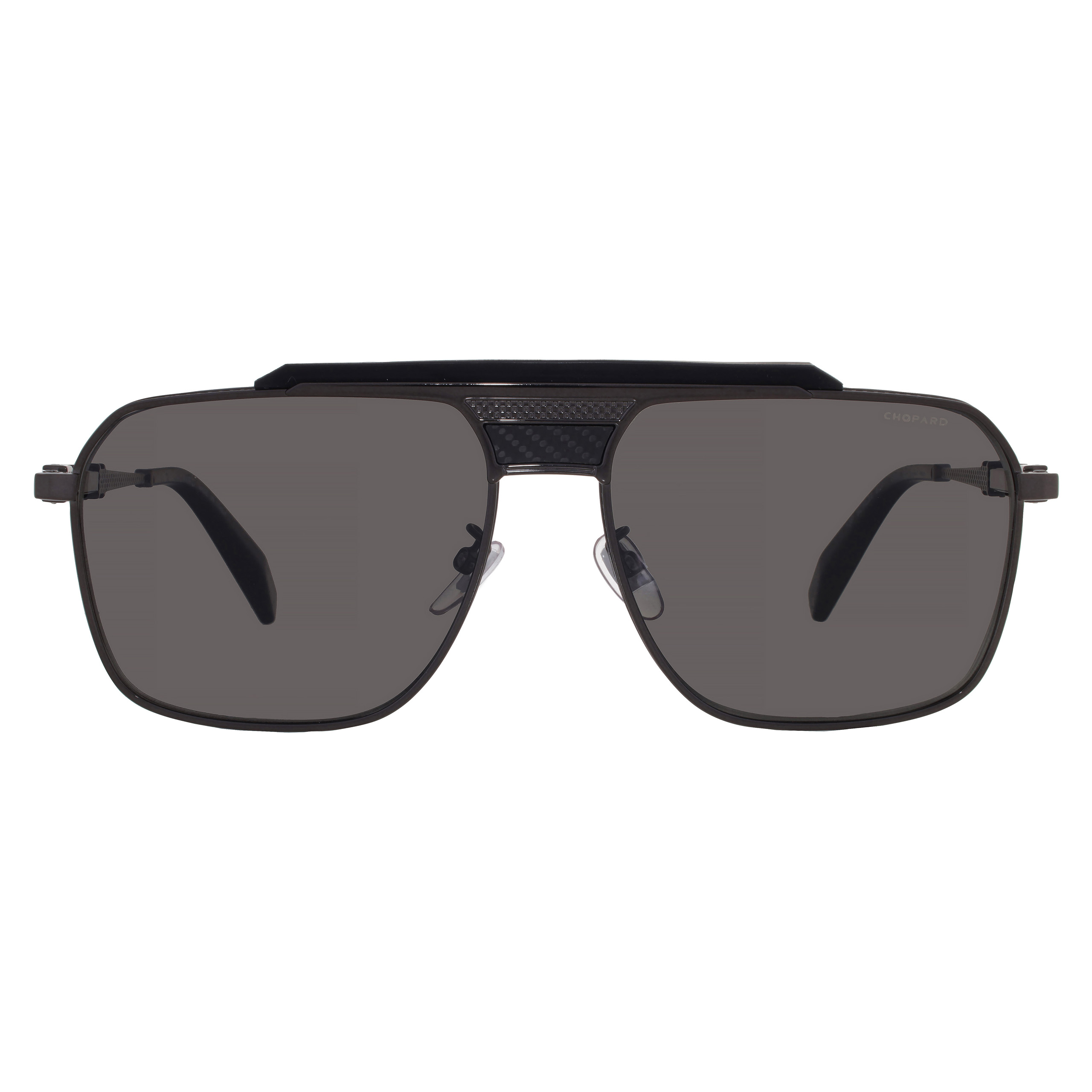 Chopard Grey Navigator Men's Sunglasses SCHL31 568P 62