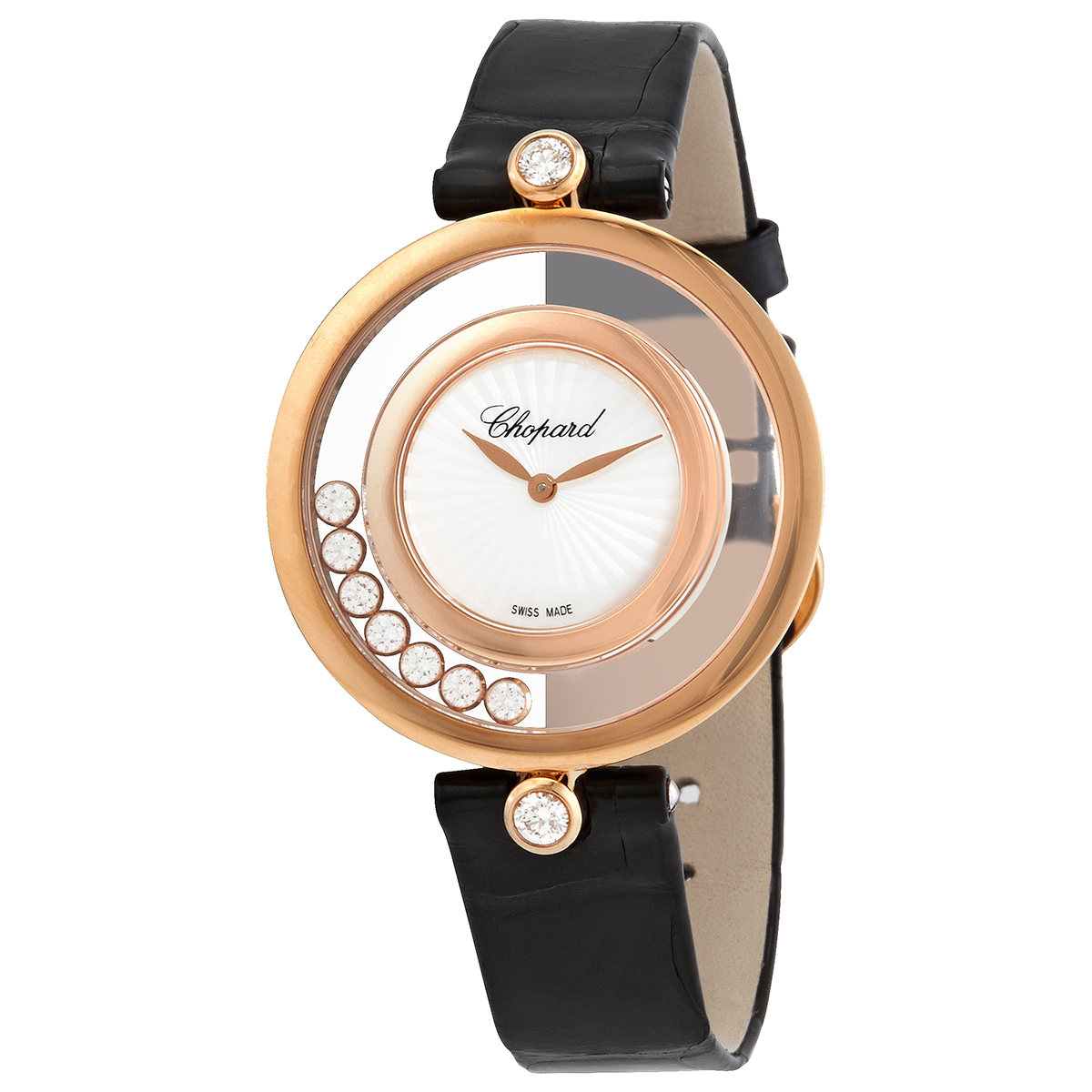 Chopard Happy Diamonds Icons Rose Gold Quartz Ladies Watch 209426