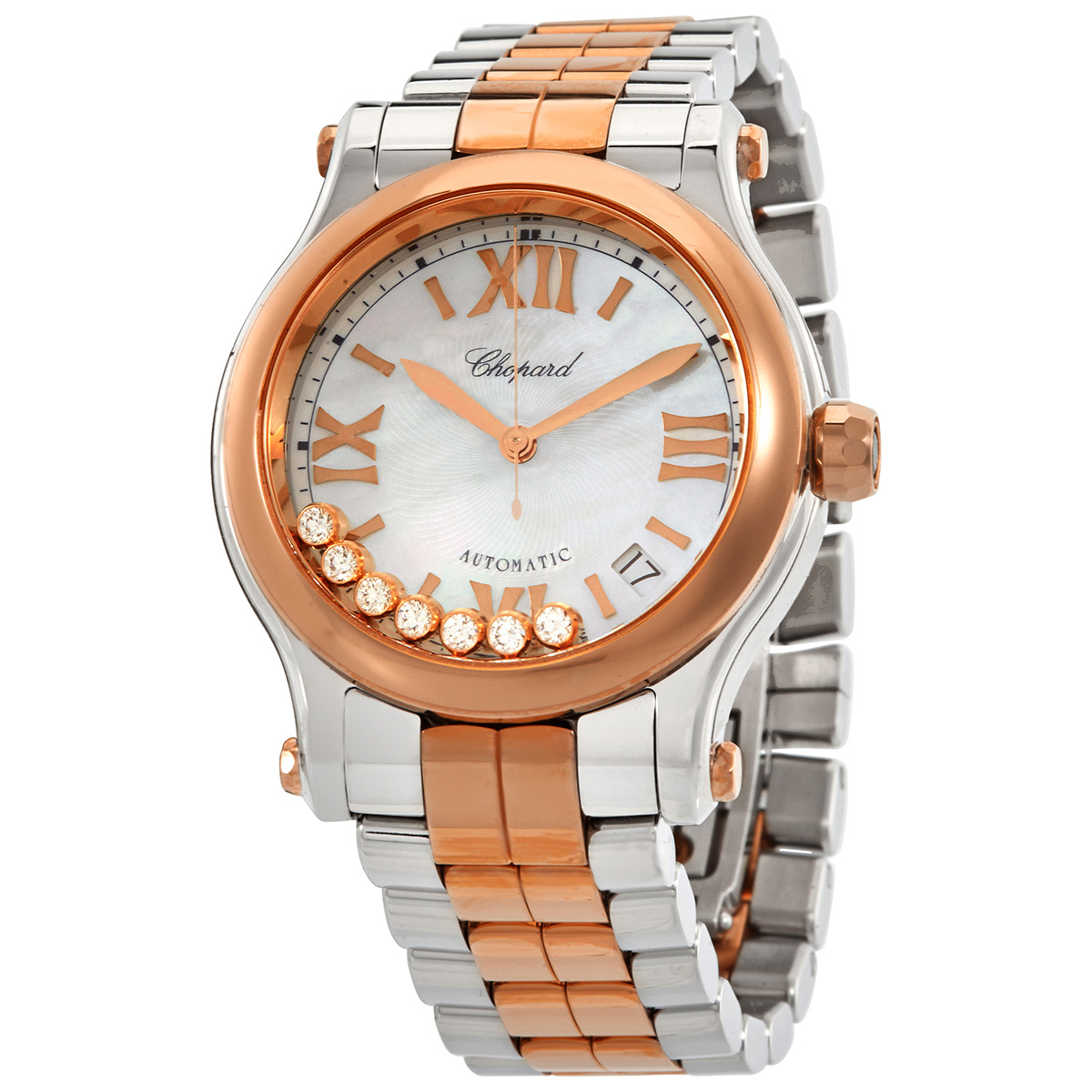 Chopard Happy Sport Automatic Mother of Pearl Dial Ladies Watch 278559-6009