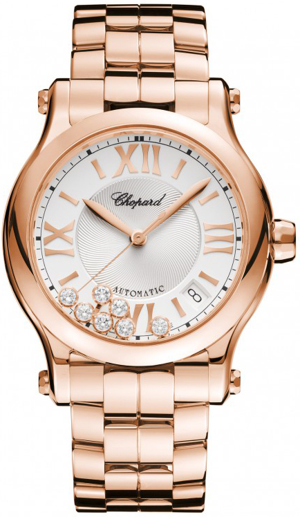 Chopard Happy Sport Automatic Silver Dial Ladies Watch 274808-5002