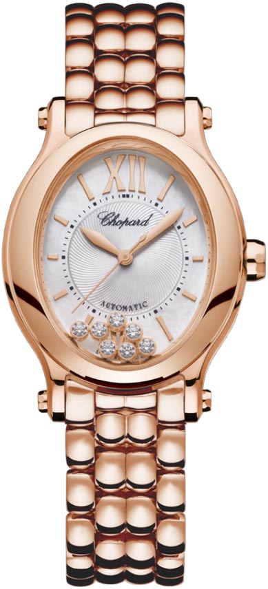 Chopard Happy Sport Automatic Silver Dial Ladies Watch 275362-5004