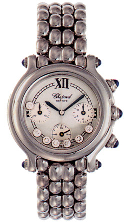 Chopard Happy Sport Chronograph Steel Ladies Watch 278324-23