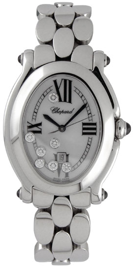 Chopard Happy Sport Diamond Steel Ladies Watch 27/8418-23