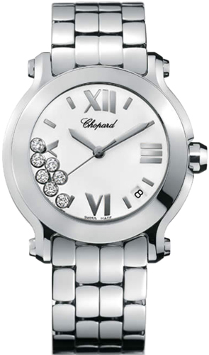 Chopard Happy Sport Edition 2 Stainless Steel Ladies Watch 27-8477.WH