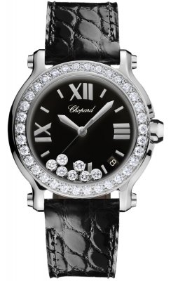 Chopard Happy Sport II Quartz Diamond Mother of Pearl Dial Ladies Watch 278475-3048