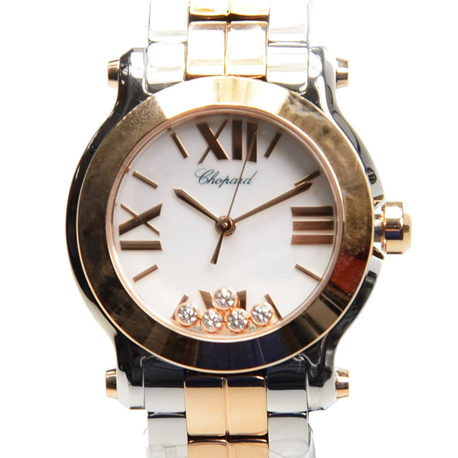 Chopard Happy Sport Mini White Dial Ladies Watch 278509-6003
