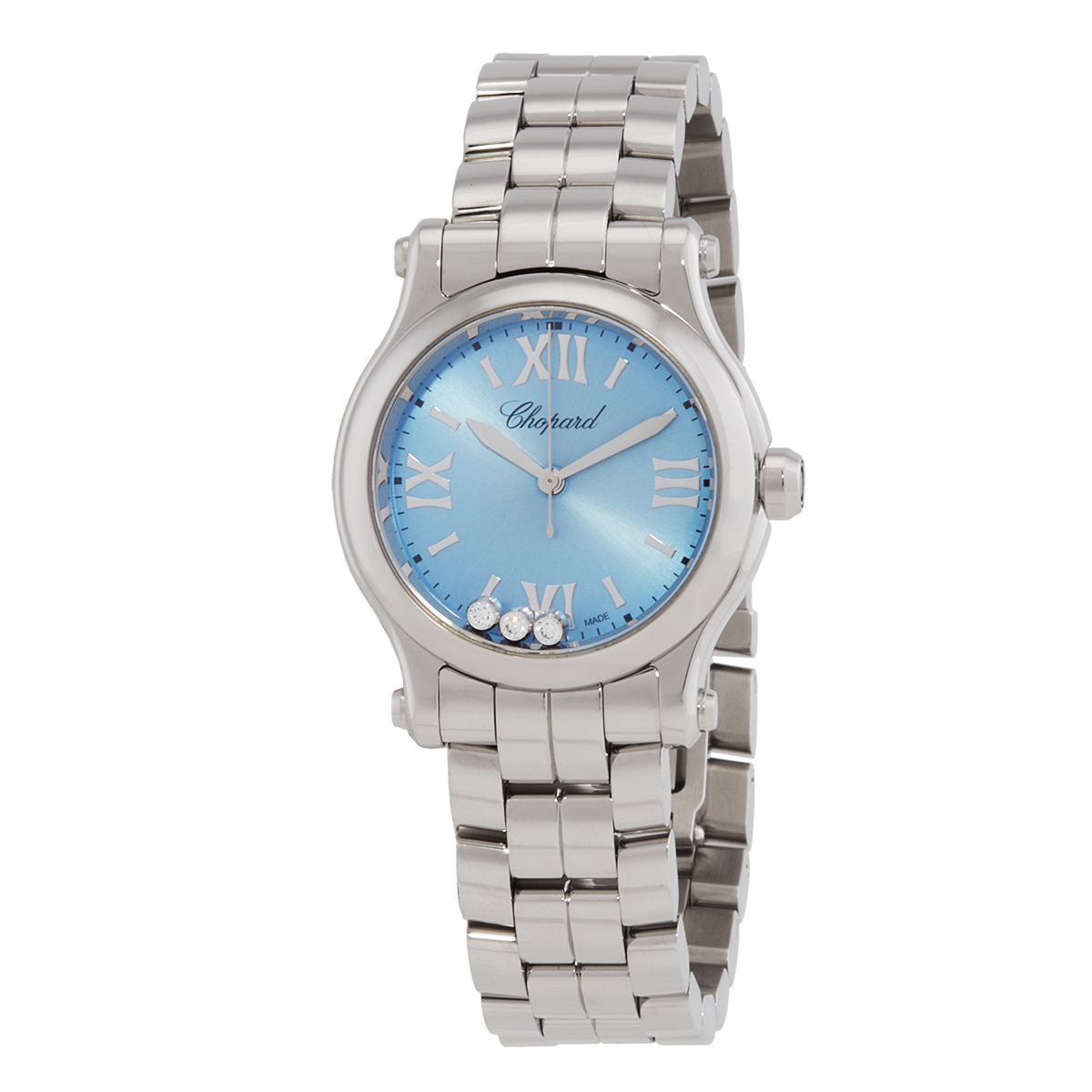 ニンナ　ジーラ　　トップブリッジ　アブディール Chopard Happy Sport Quartz Blue Dial Ladies Watch 278590-3010