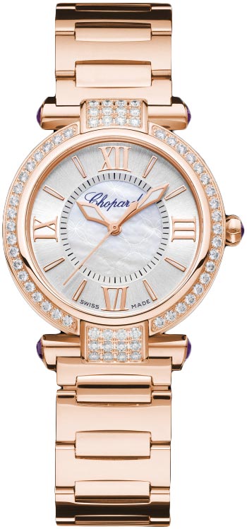 Chopard Imperiale Automatic Diamond Silver Dial Ladies Watch 384319-5008