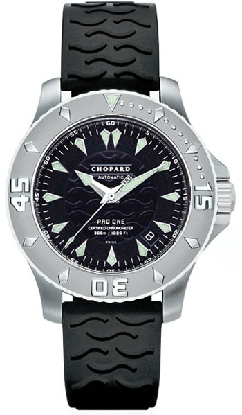 Chopard L.U.C Automatic Chronometer Steel Black Men's Watch 16/8912